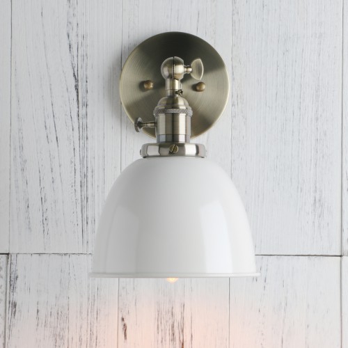 Retro Style Iron Loft Cafe Rustic Bronze Wall Light